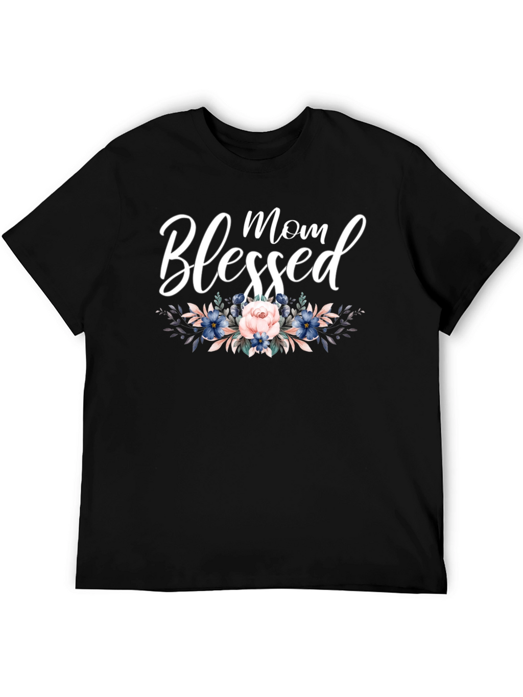 Blessed Mom Floral T-Shirt - Stylish Womens Tee