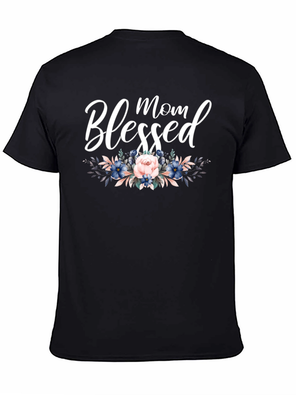 Blessed Mom Floral T-Shirt - Stylish Womens Tee