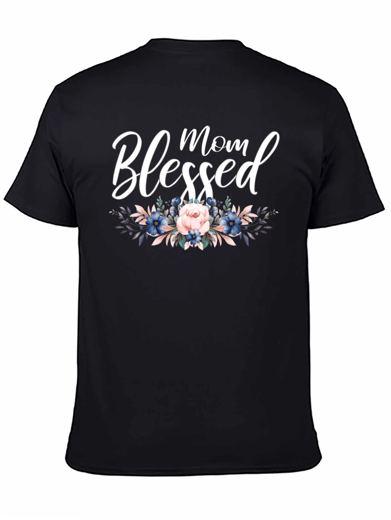 Blessed Mom Floral T-Shirt - Stylish Womens Tee