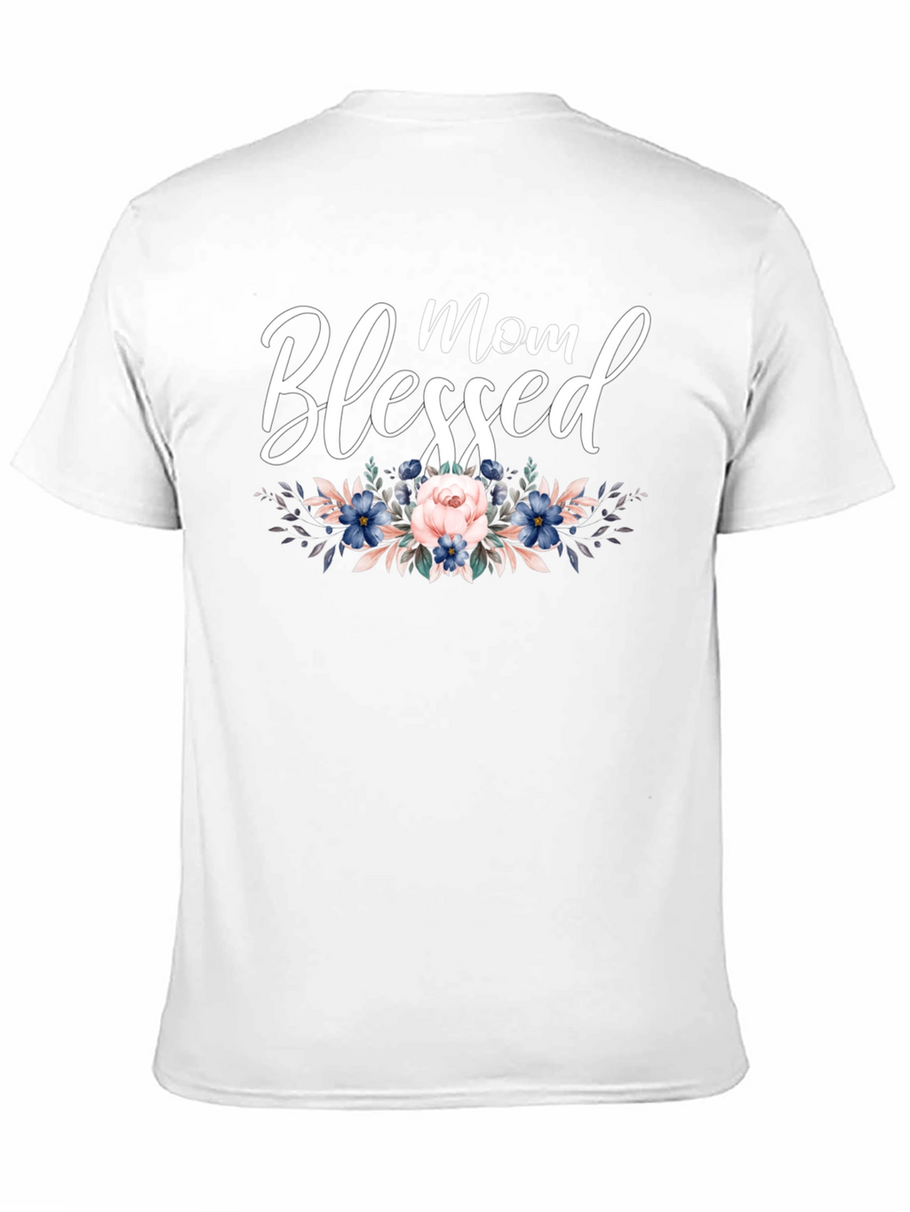 Blessed Mom Floral T-Shirt - Stylish Womens Tee