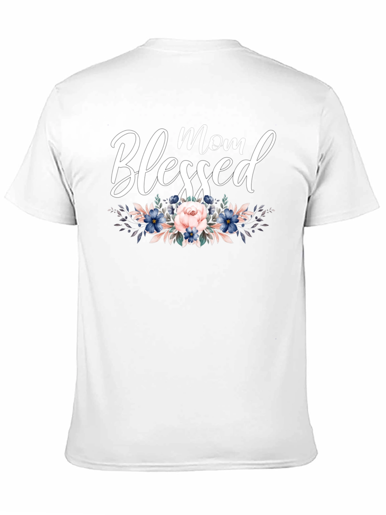 Blessed Mom Floral T-Shirt - Stylish Womens Tee