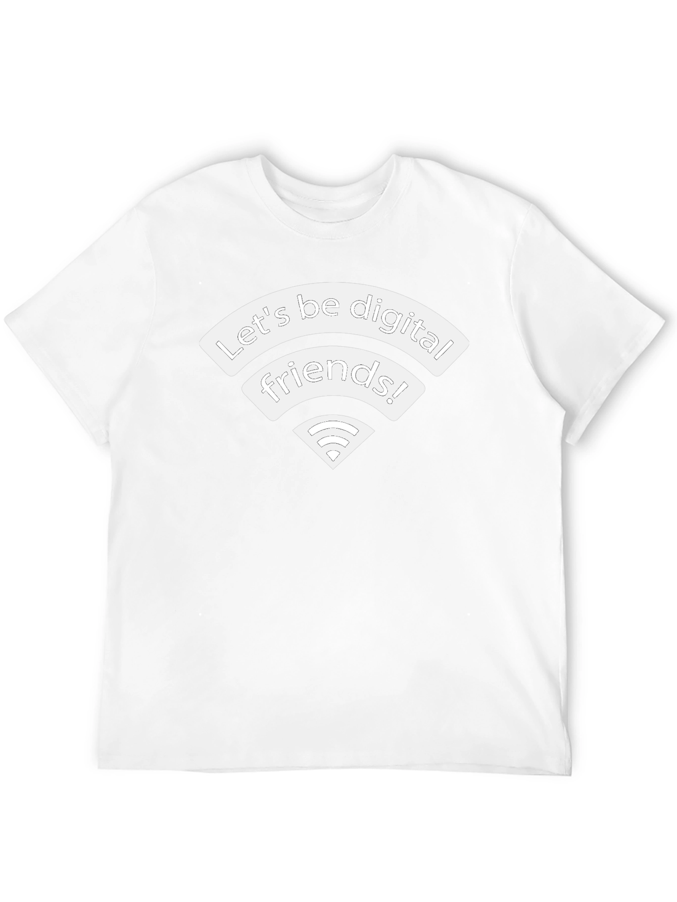 Digital Friends Graphic Tee - Black T-Shirt