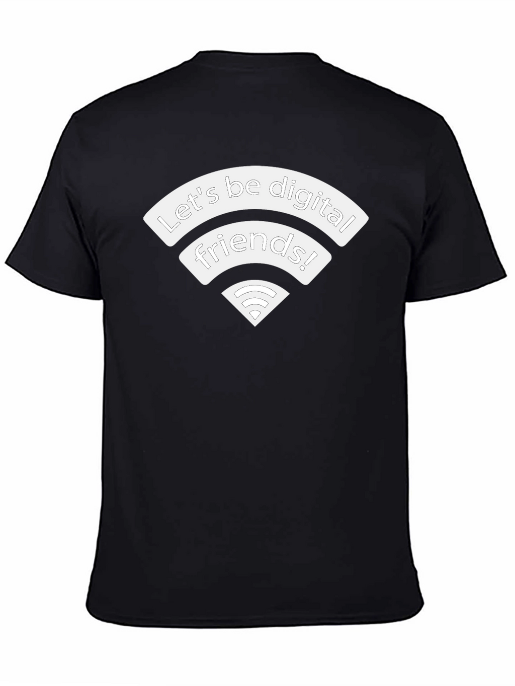 Digital Friends Graphic Tee - Black T-Shirt