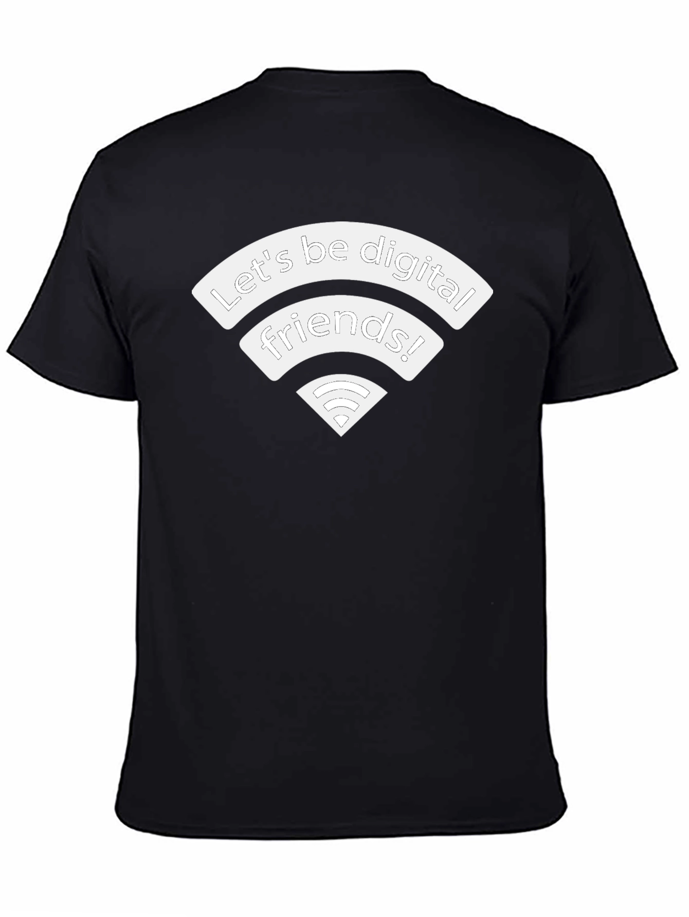 Digital Friends Graphic Tee - Black T-Shirt