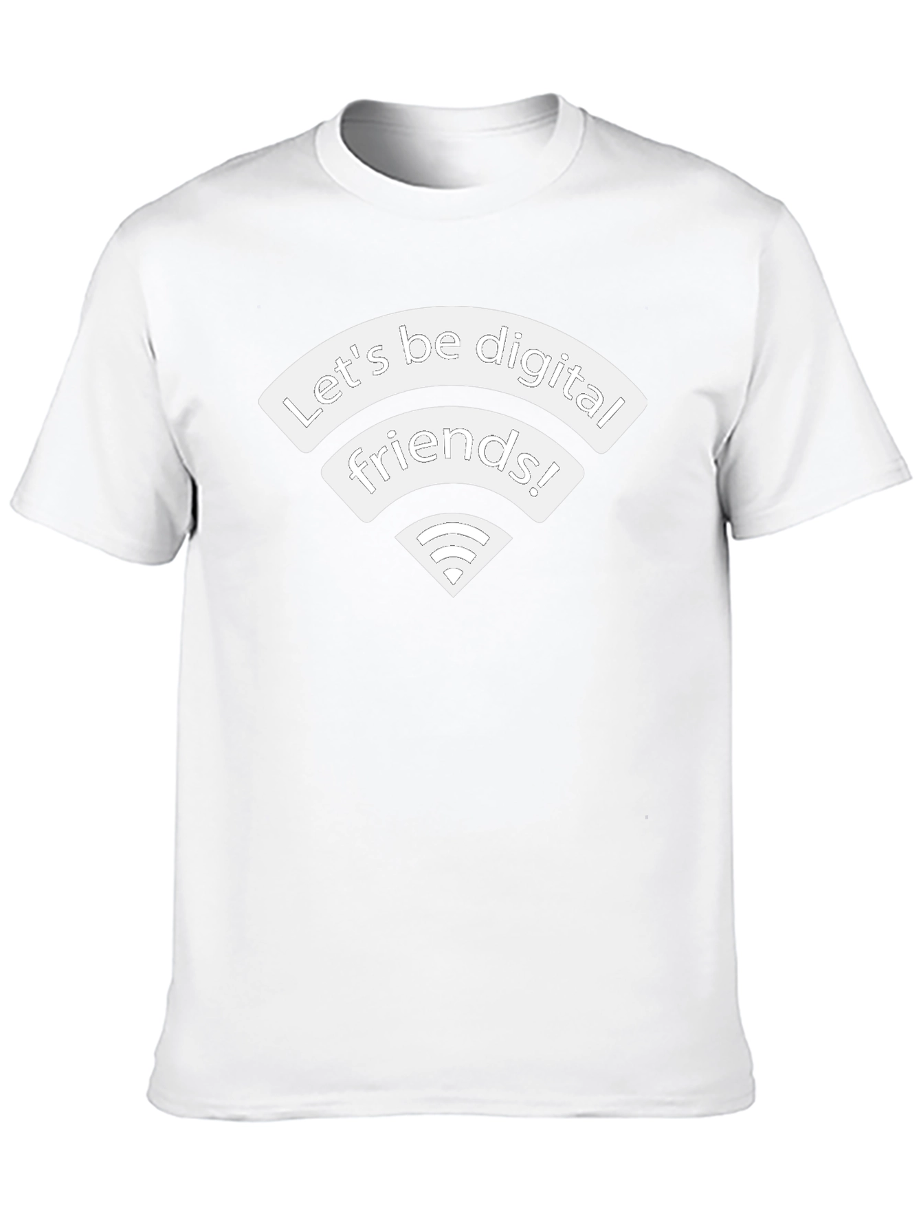 Digital Friends Graphic Tee - Black T-Shirt