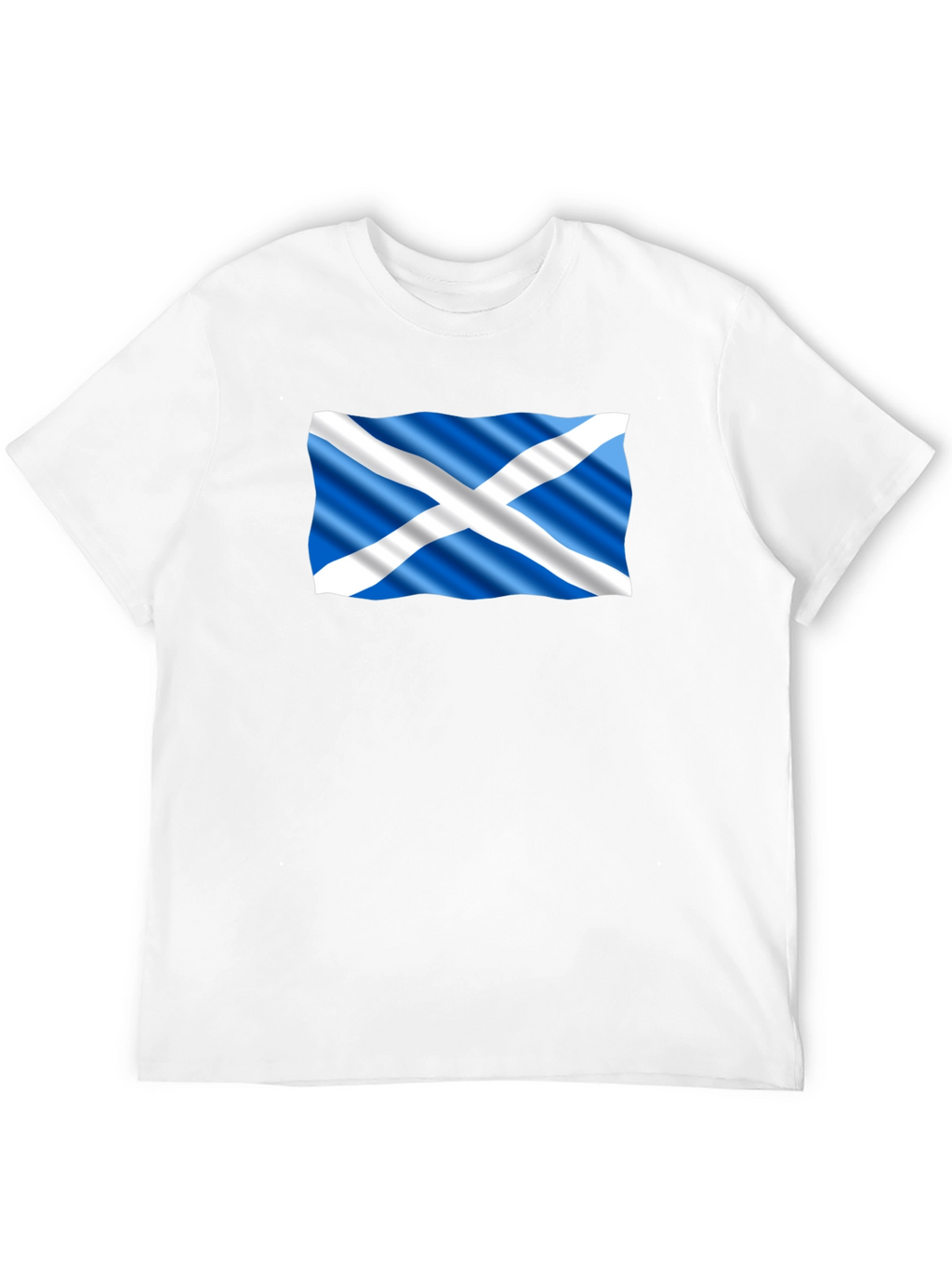 Scottish Flag Black T-Shirt