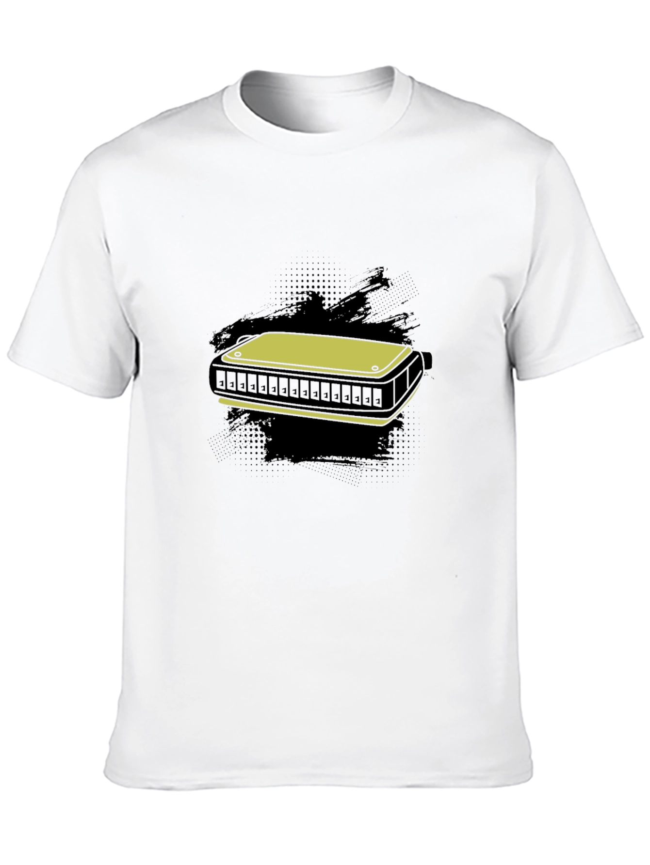 Harmonica Graphic T-Shirt - Music Lover Tee