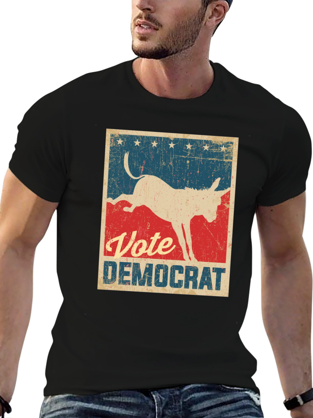 Vote Democrat Donkey T-Shirt