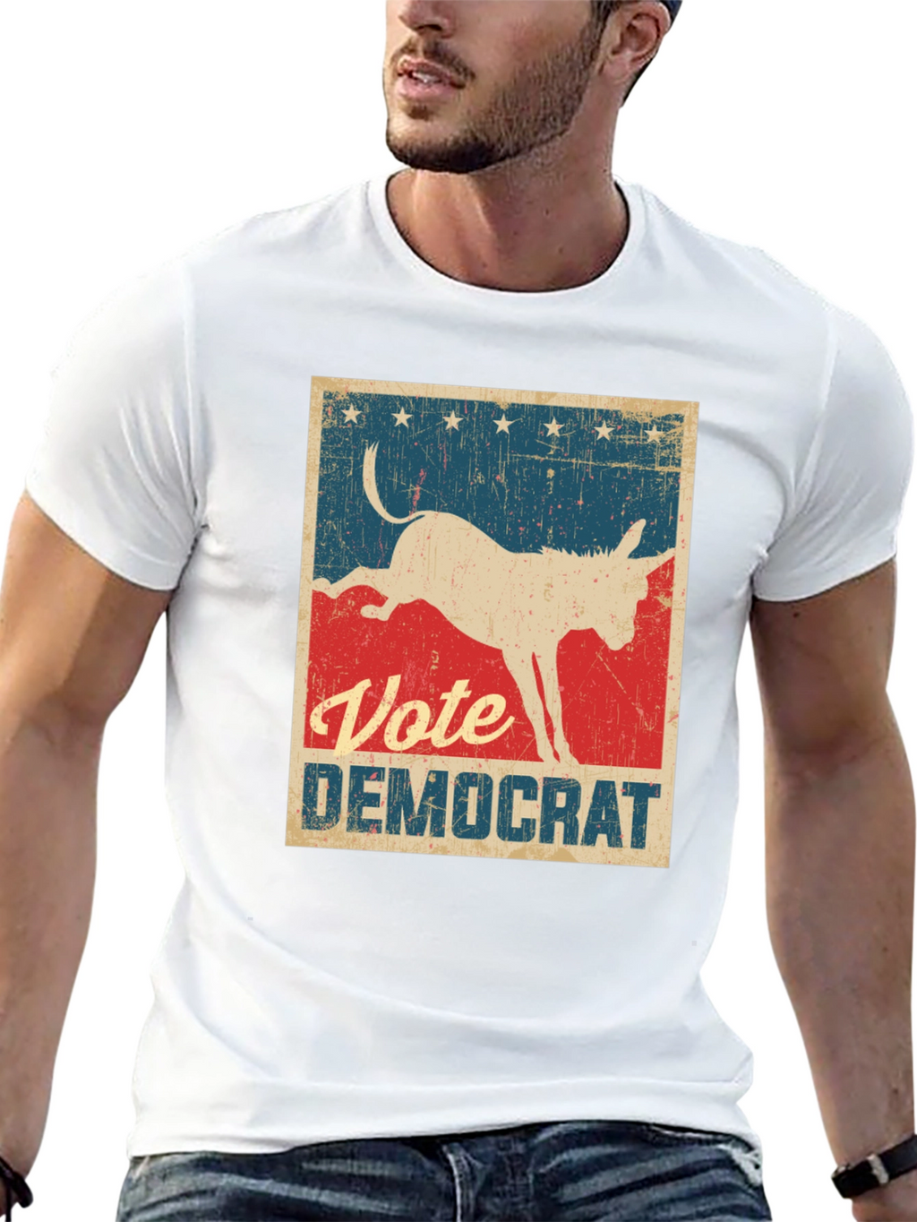 Vote Democrat Donkey T-Shirt
