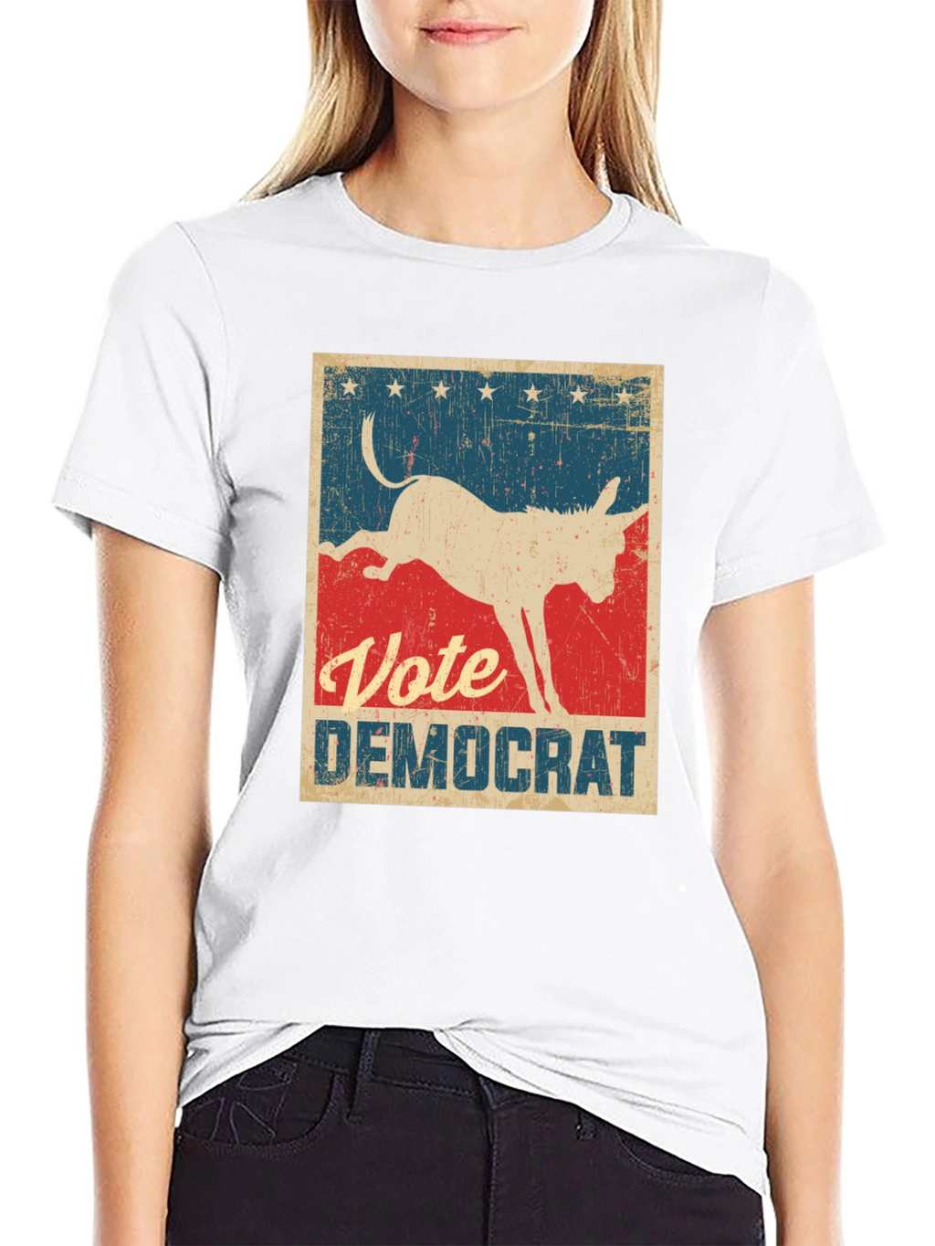 Vote Democrat Donkey T-Shirt