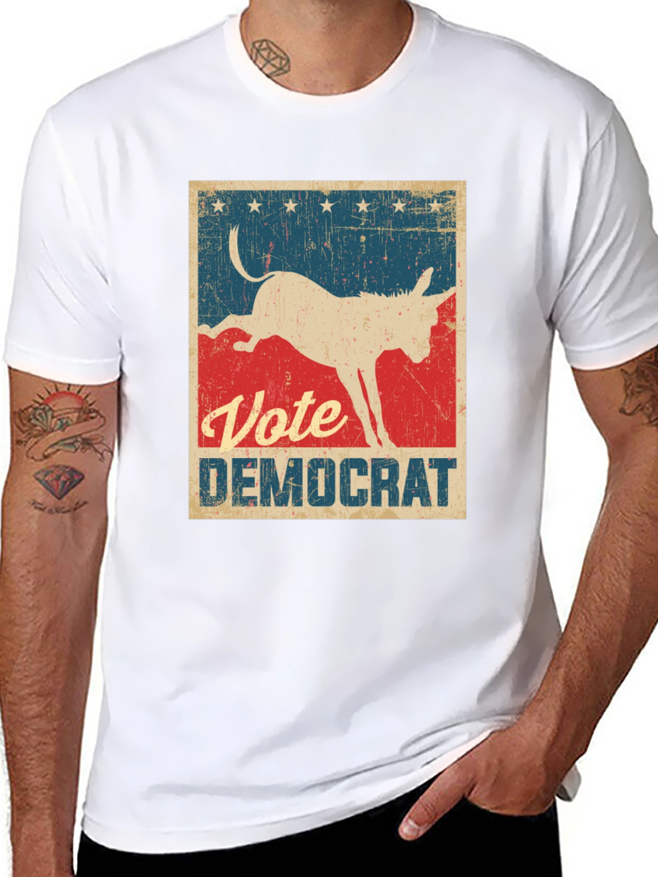 Vote Democrat Donkey T-Shirt