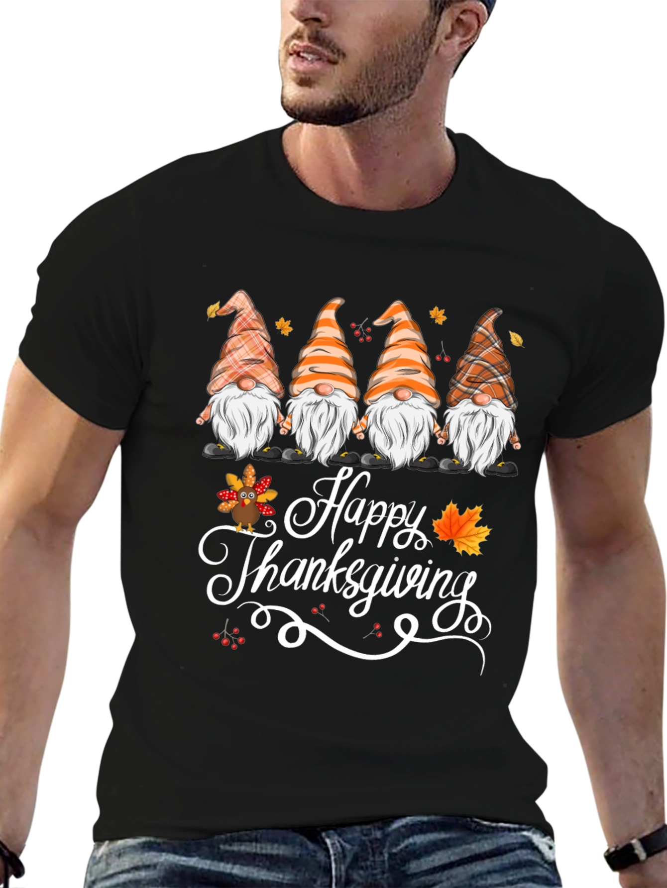 Thanksgiving Gnomes Graphic Tee