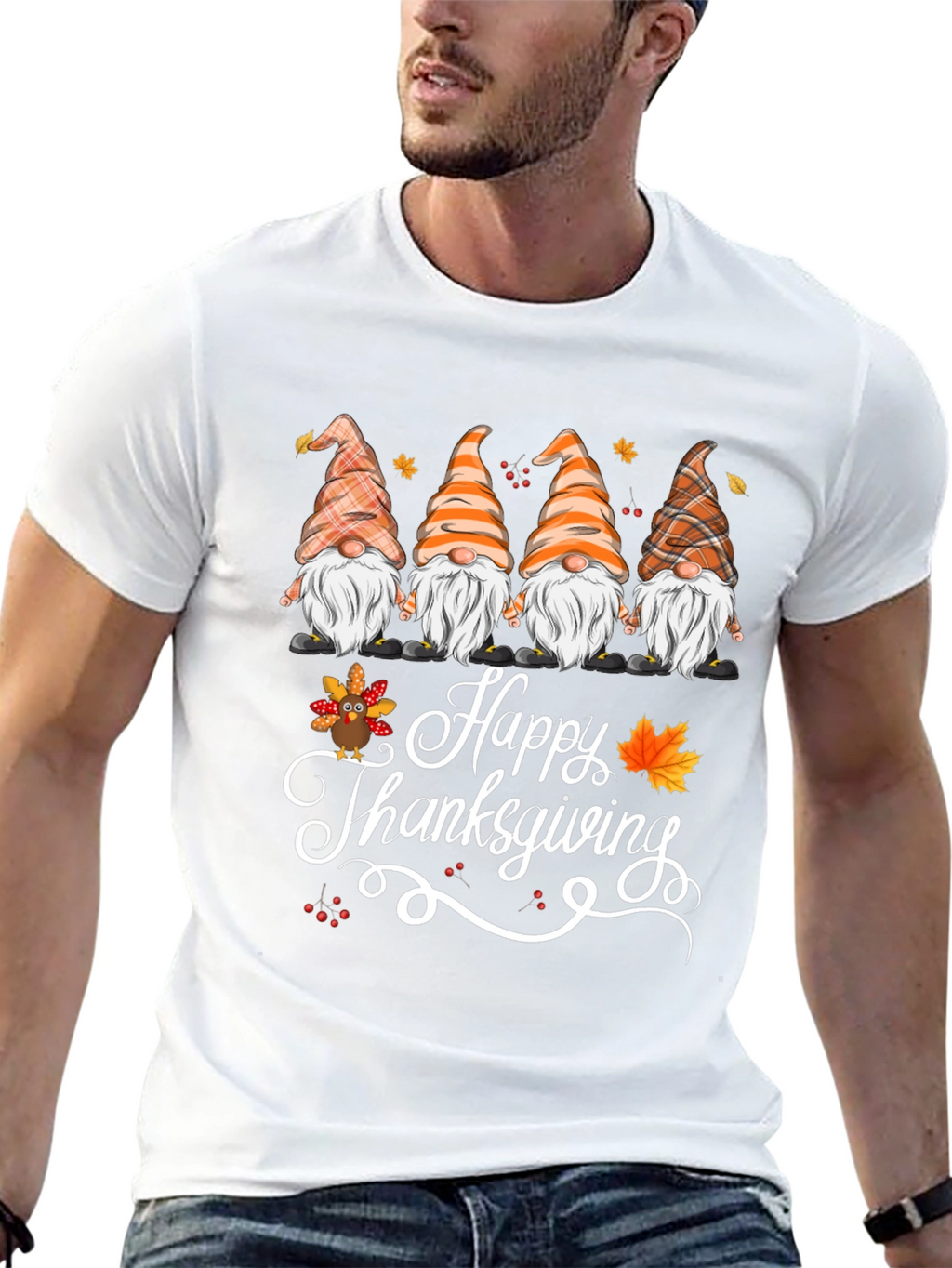 Thanksgiving Gnomes Graphic Tee