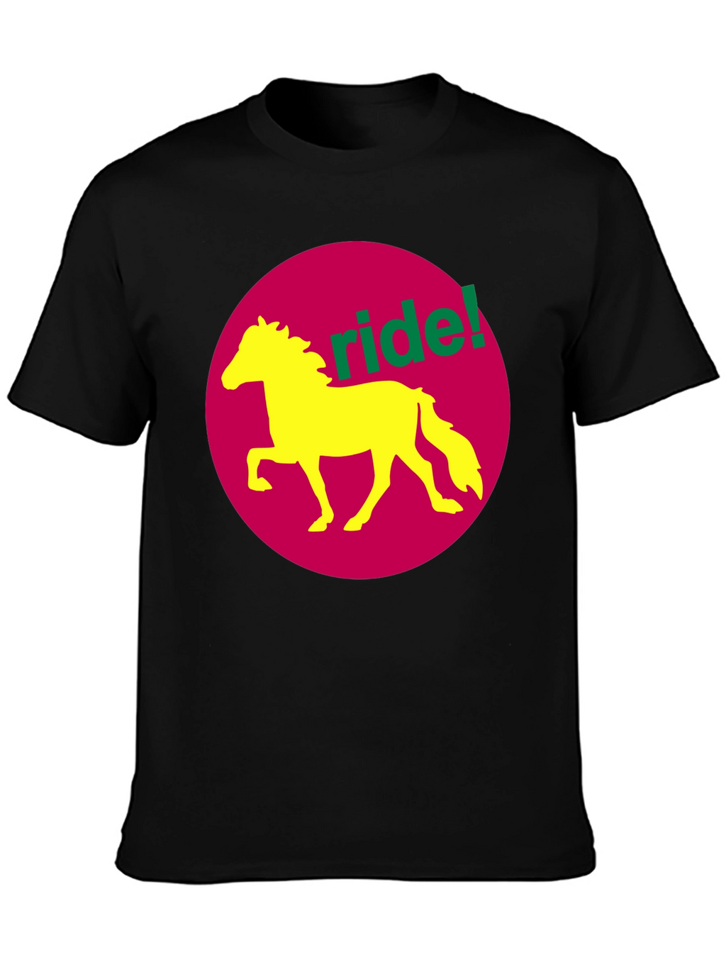 Ride! Graphic Tee - Horse Design