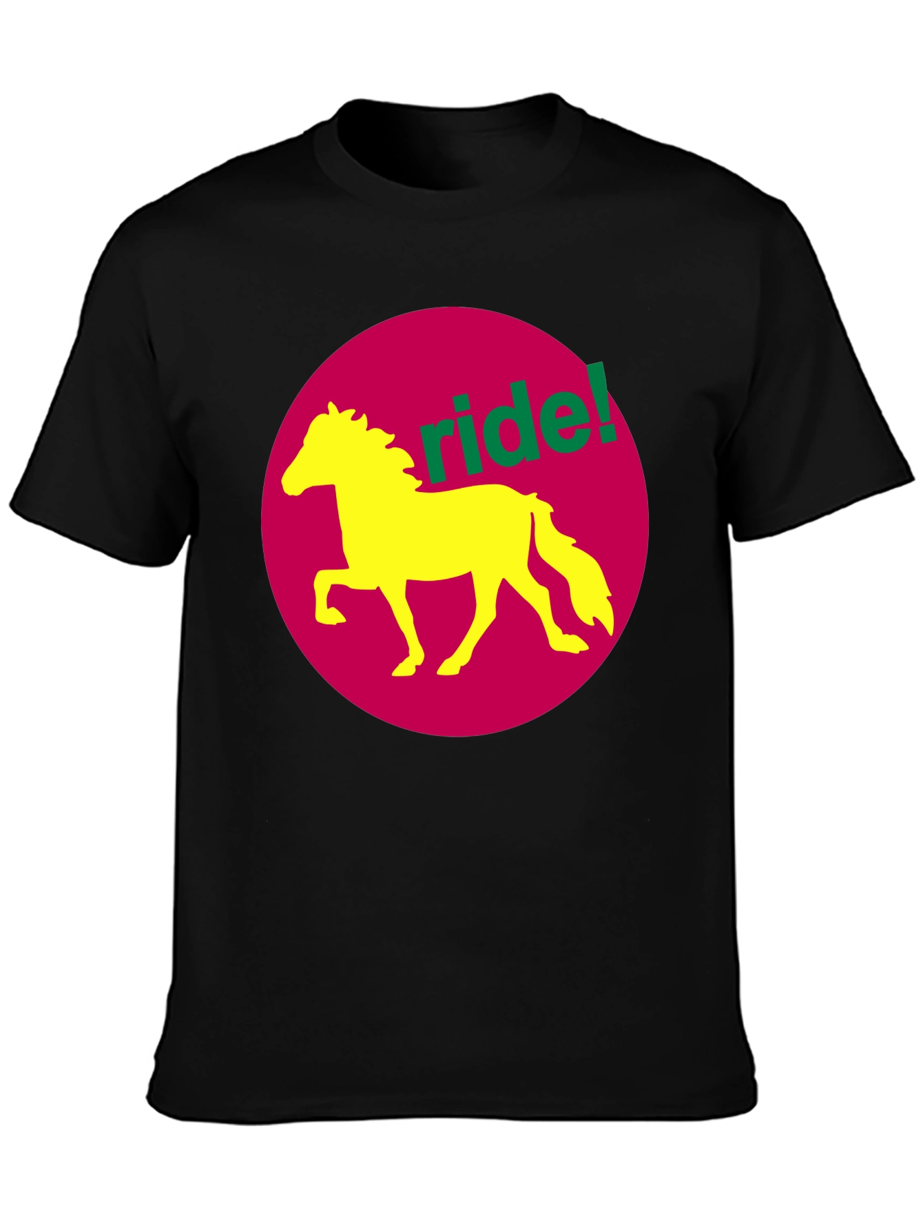 Ride! Graphic Tee - Horse Design