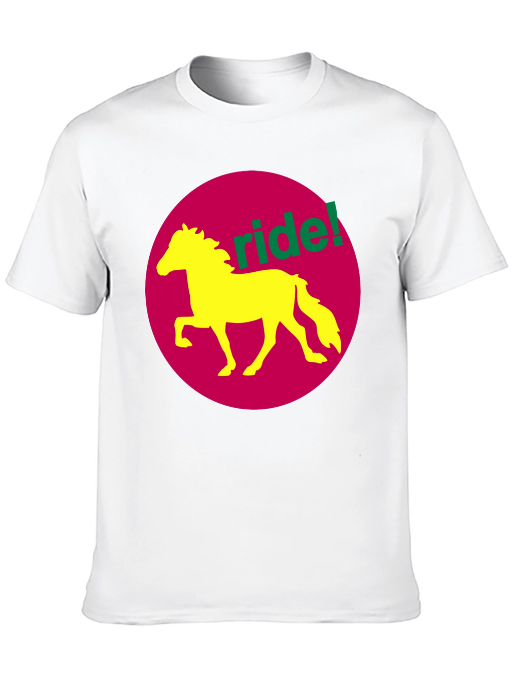 Ride! Graphic Tee - Horse Design