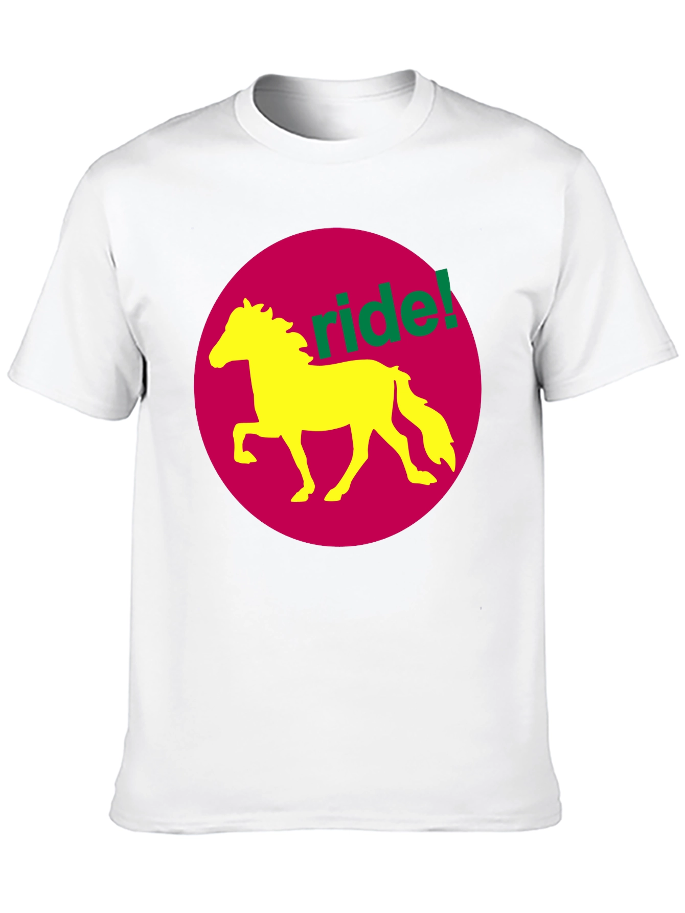 Ride! Graphic Tee - Horse Design