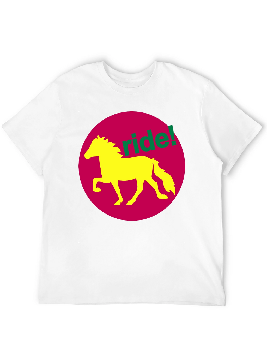 Ride! Graphic Tee - Horse Design