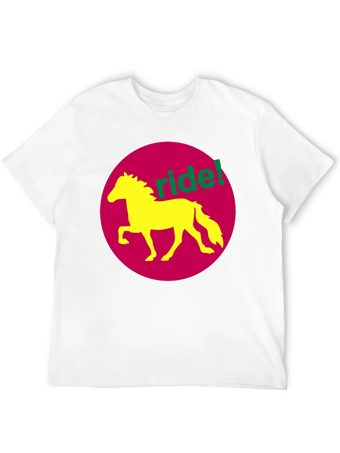 Ride! Graphic Tee - Horse Design