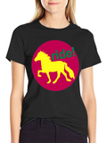 Ride! Graphic Tee - Horse Design