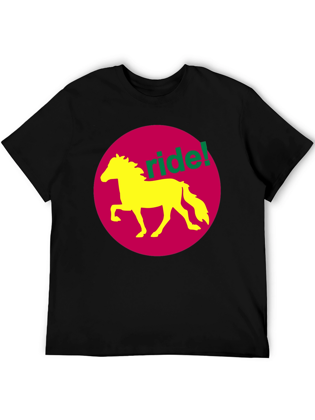 Ride! Graphic Tee - Horse Design
