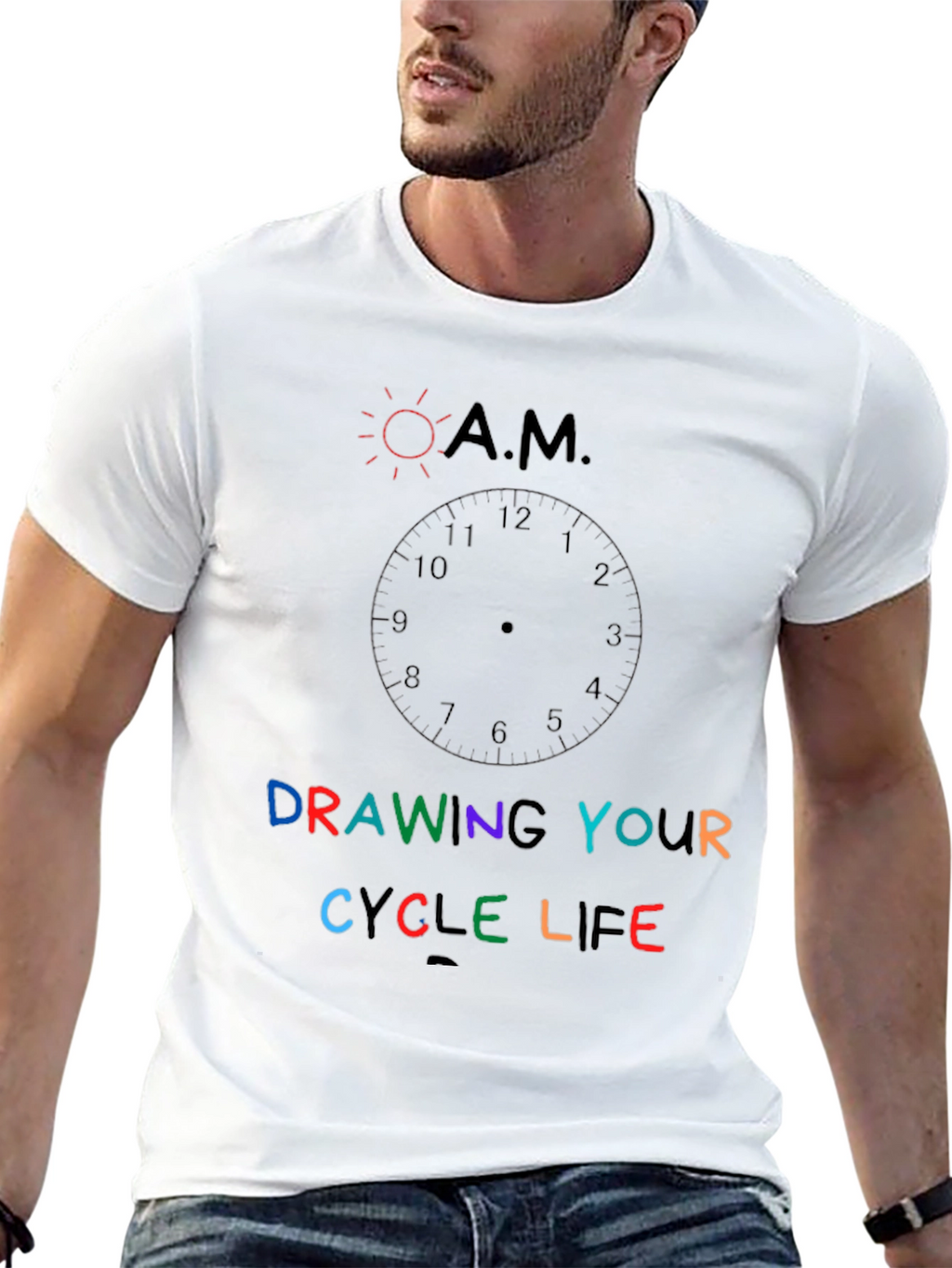 Drawing Your Cycle Life Graphic T-Shirt