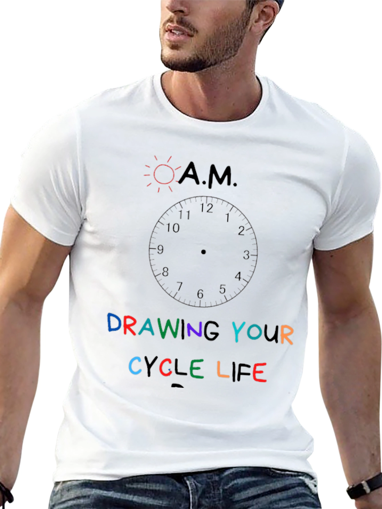 Drawing Your Cycle Life Graphic T-Shirt