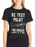 RC Test Pilot Graphic Tee - Aviation Enthusiast Shirt