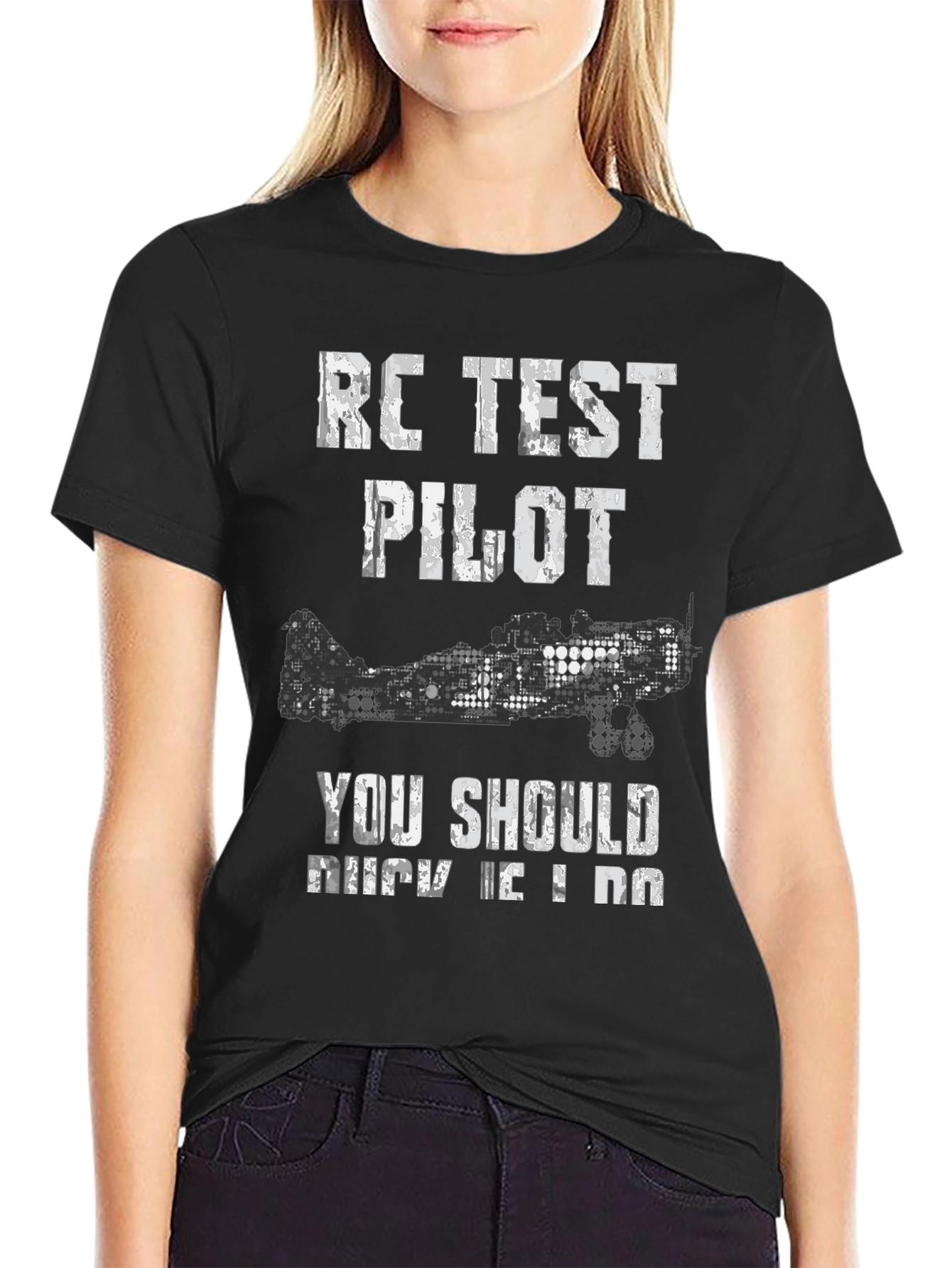 RC Test Pilot Graphic Tee - Aviation Enthusiast Shirt