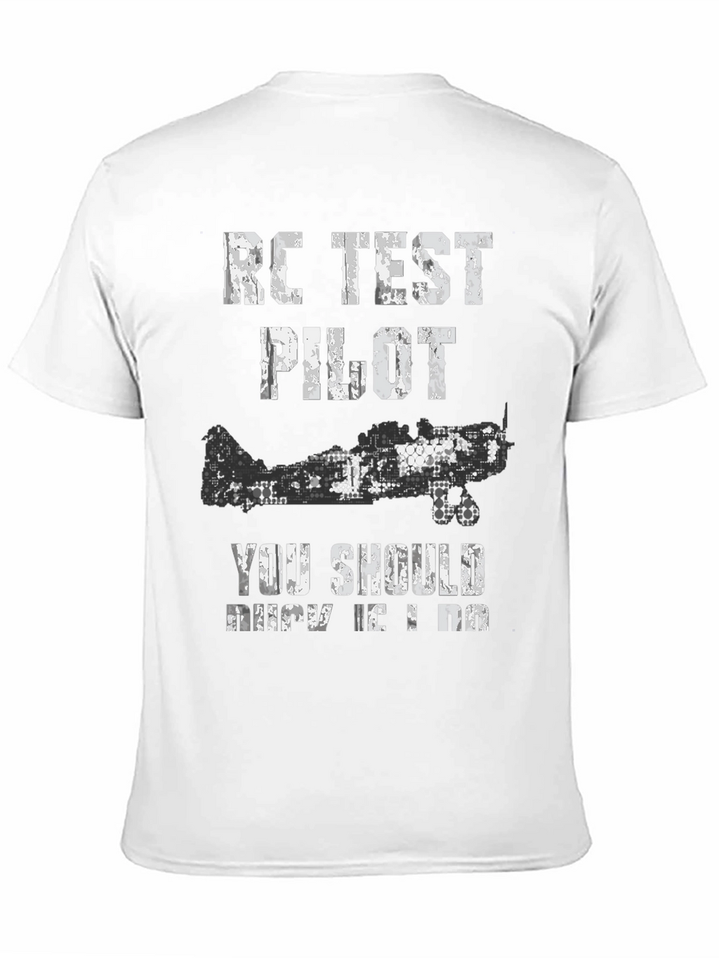 RC Test Pilot Graphic Tee - Aviation Enthusiast Shirt