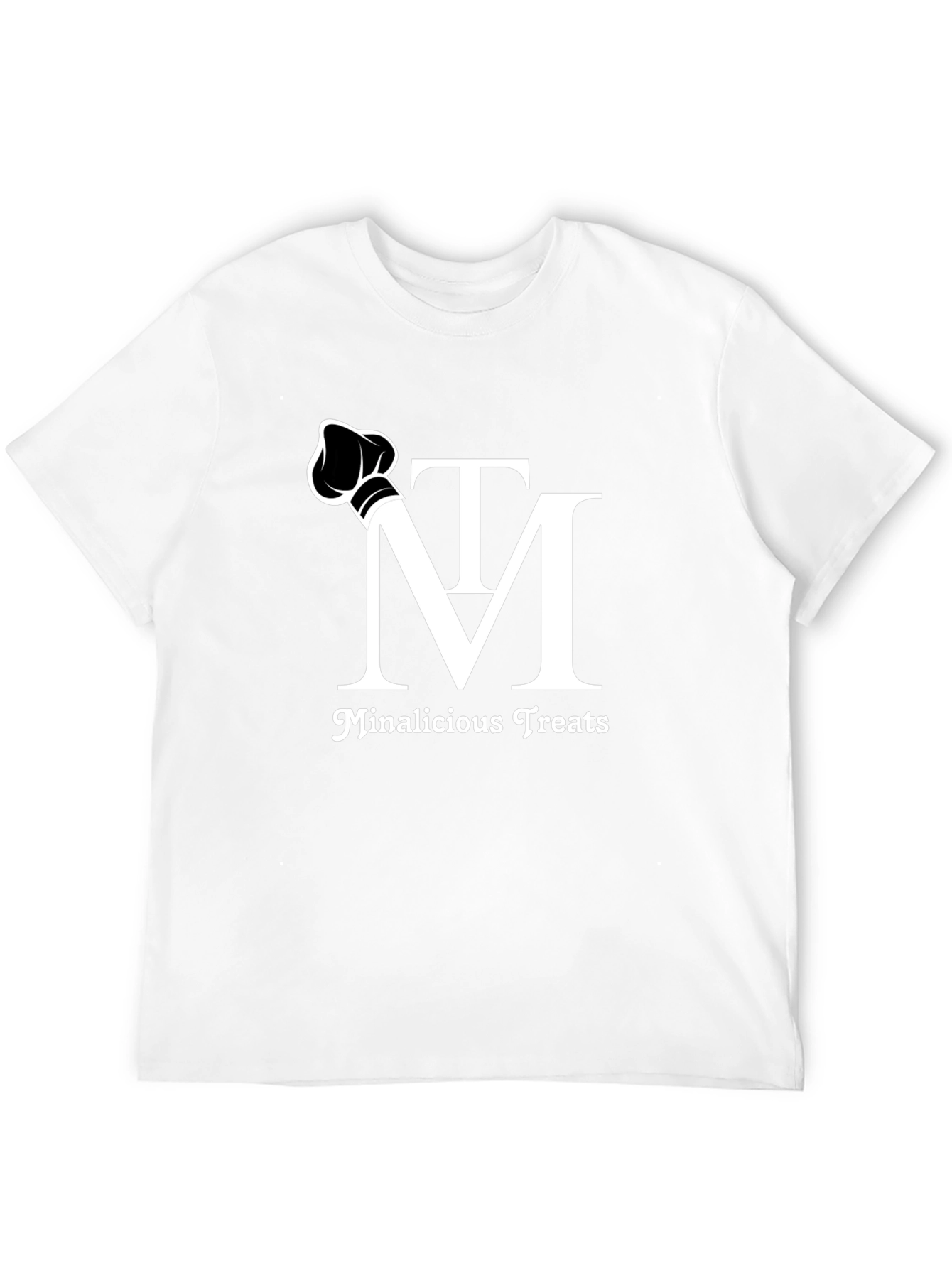 Minalicious Treats T-Shirt - Chef Logo Black Tee