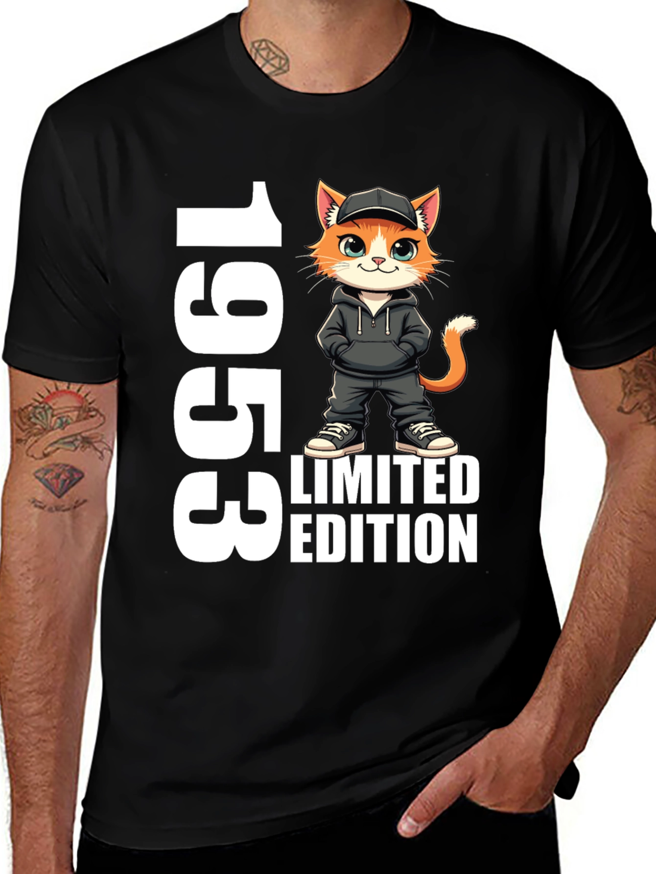 1953 Limited Edition Cat Graphic T-Shirt