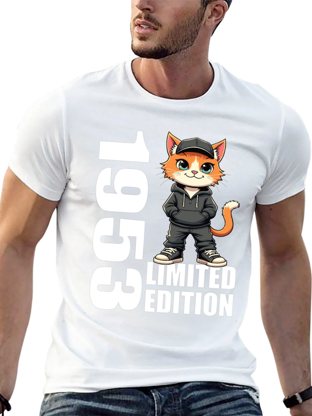 1953 Limited Edition Cat Graphic T-Shirt