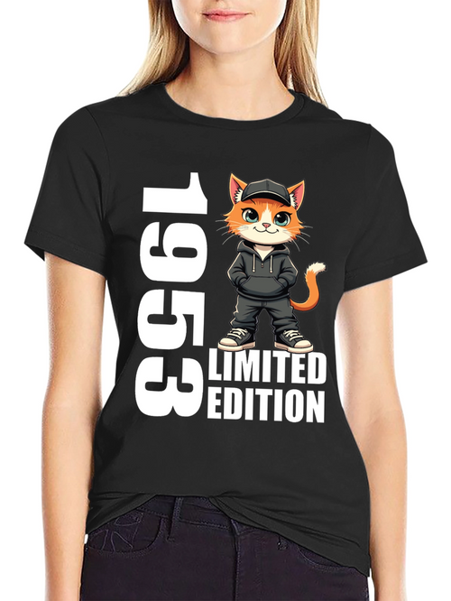 1953 Limited Edition Cat Graphic T-Shirt
