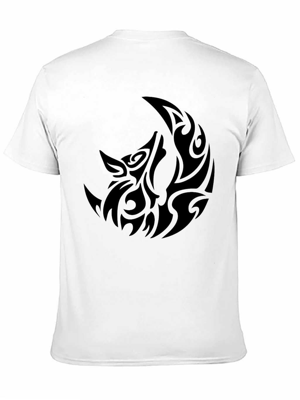 Tribal Wolf Moon Graphic T-Shirt