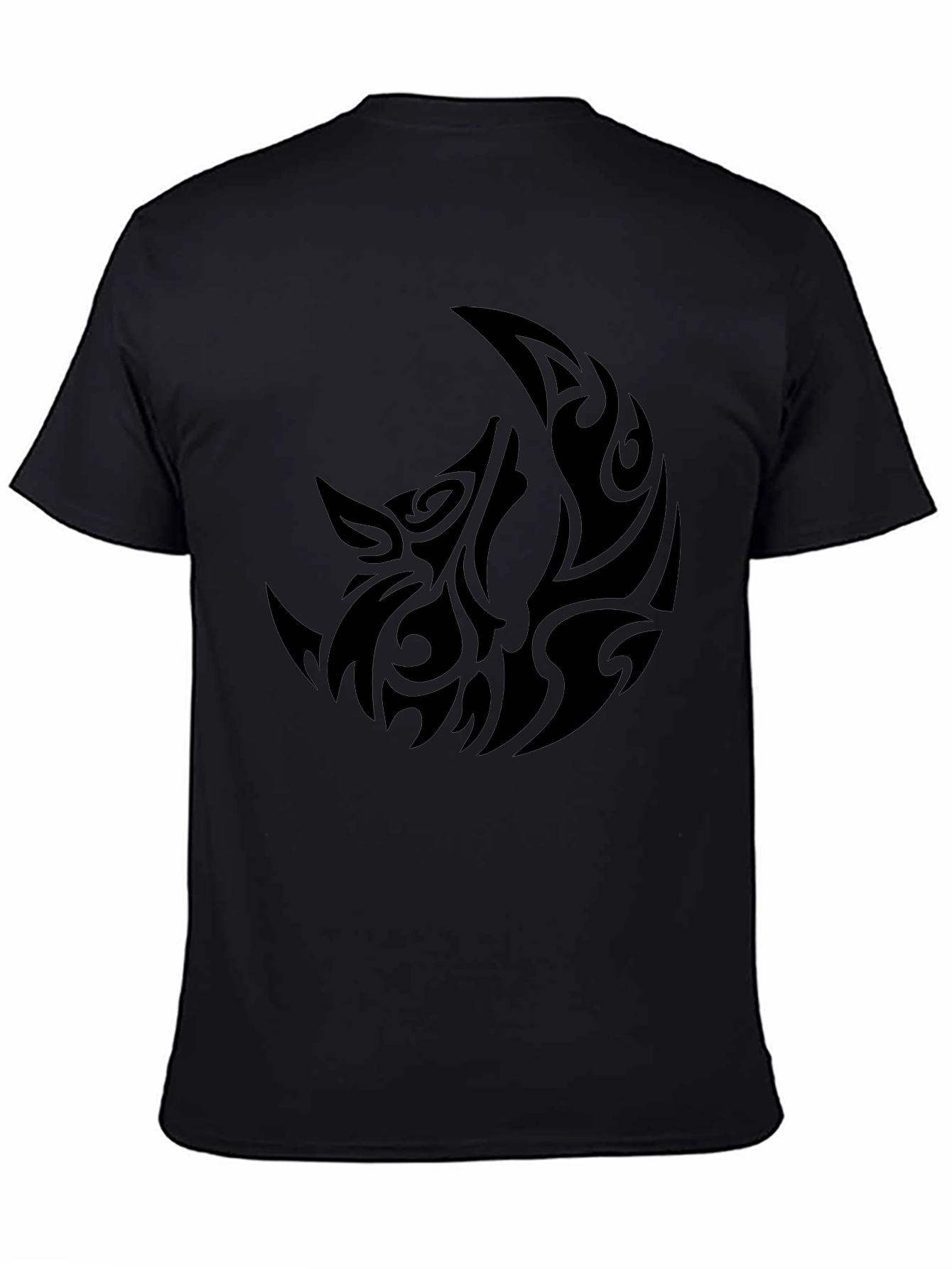 Tribal Wolf Moon Graphic T-Shirt