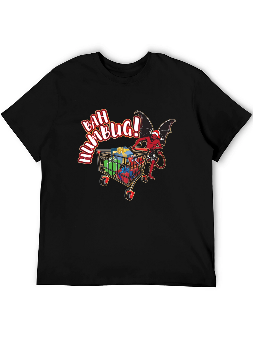 Bah Humbug Devil Christmas T-Shirt