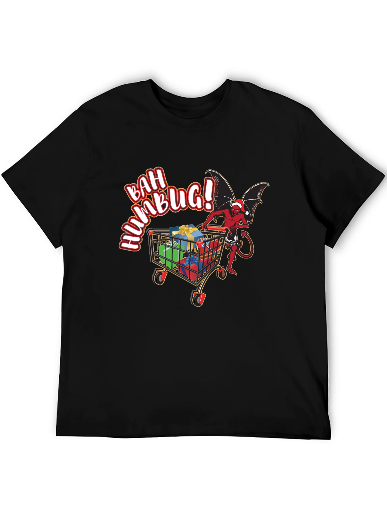 Bah Humbug Devil Christmas T-Shirt