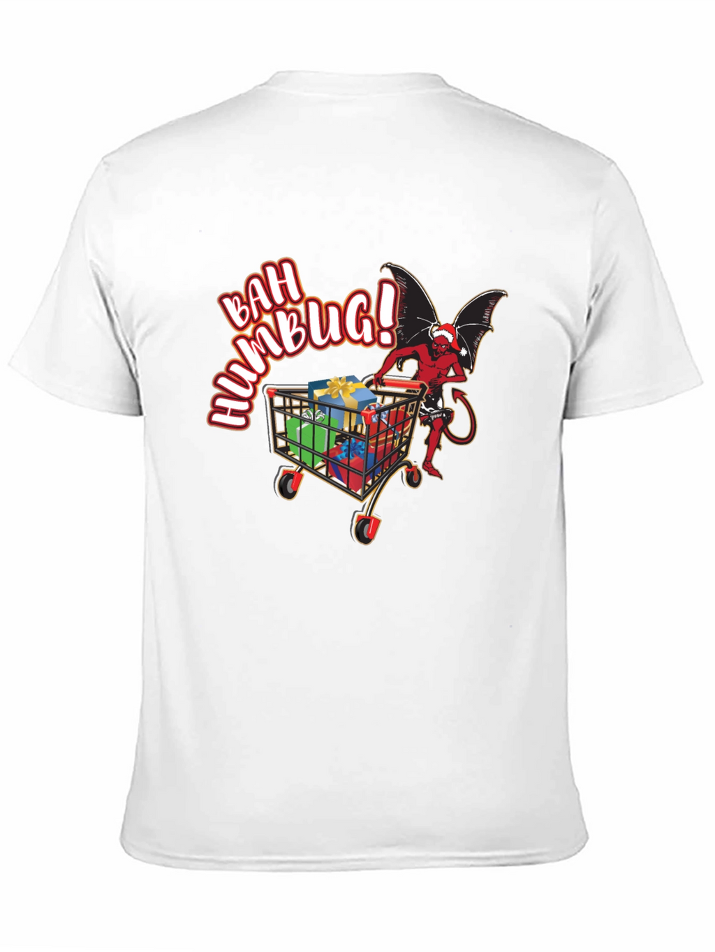 Bah Humbug Devil Christmas T-Shirt