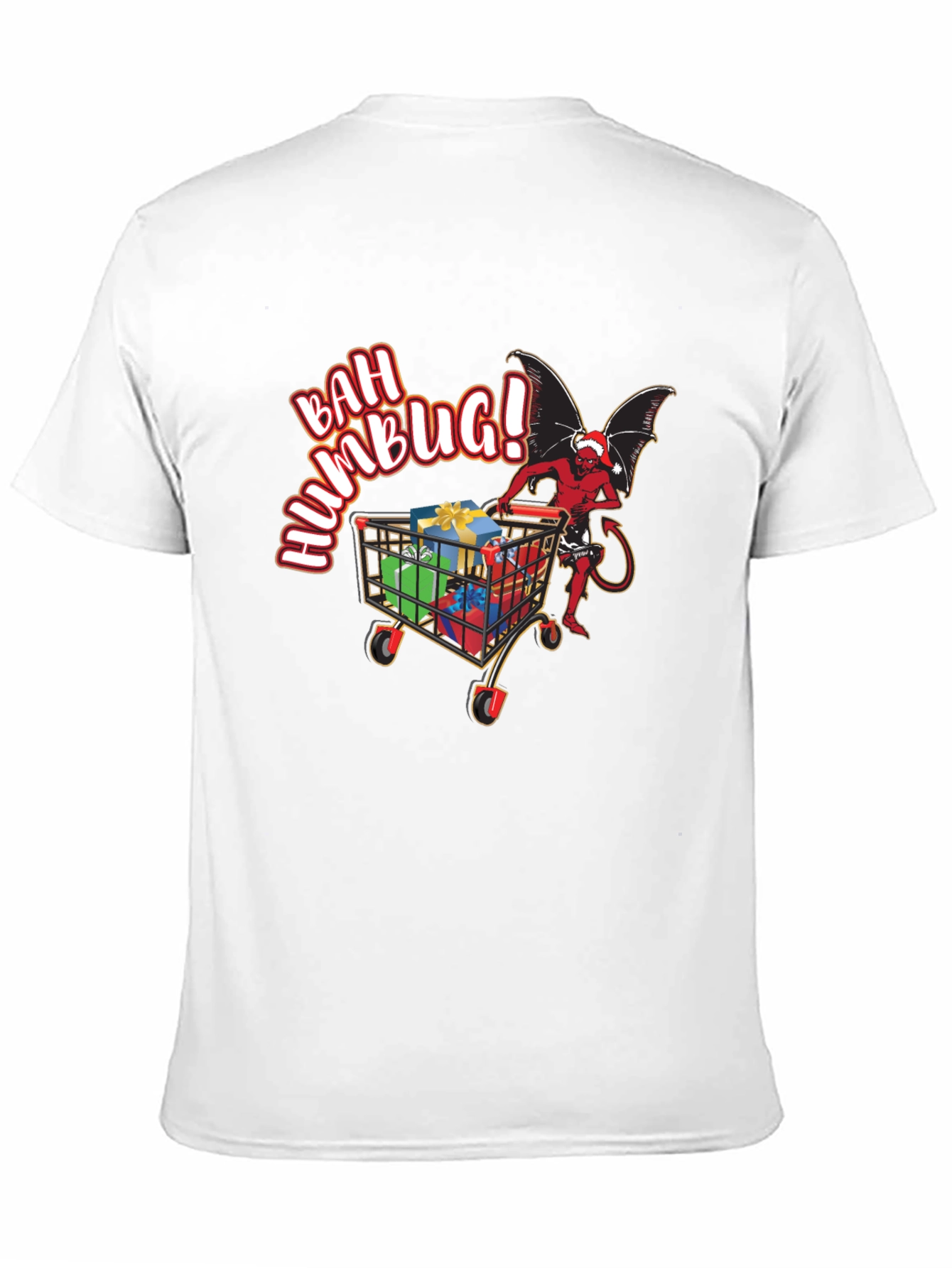 Bah Humbug Devil Christmas T-Shirt