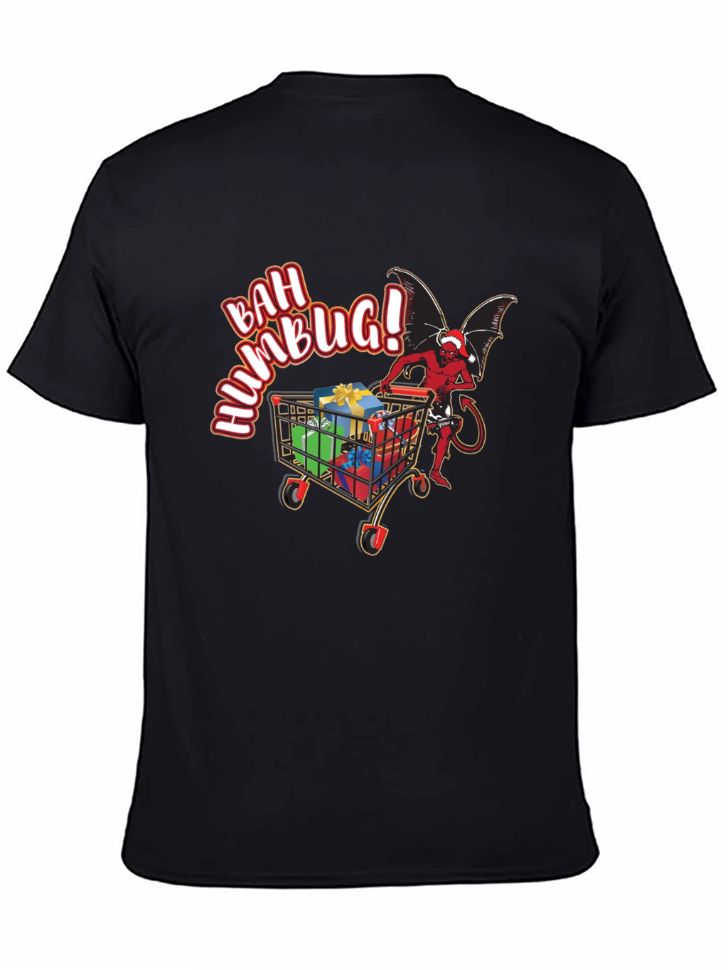 Bah Humbug Devil Christmas T-Shirt