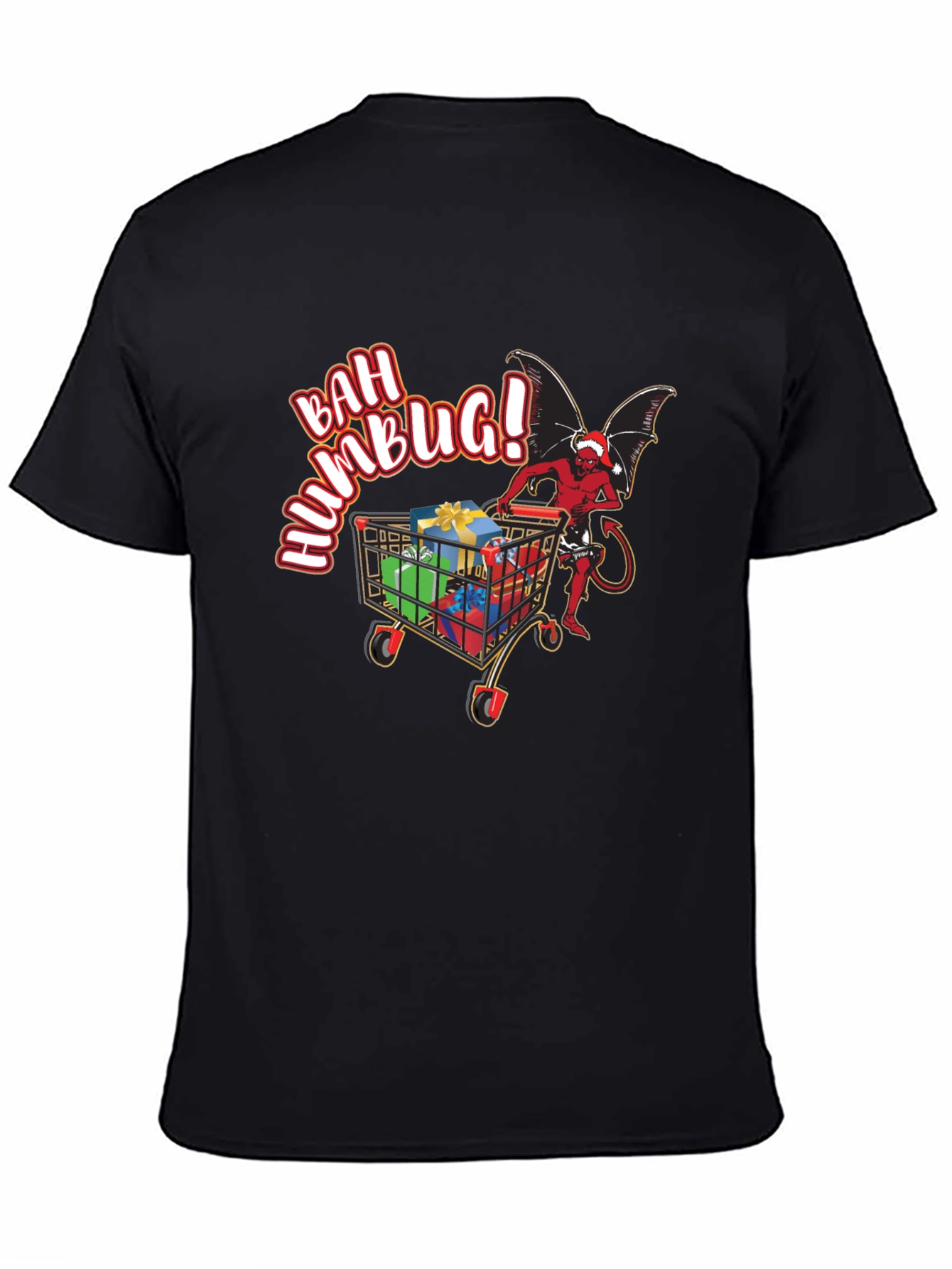 Bah Humbug Devil Christmas T-Shirt