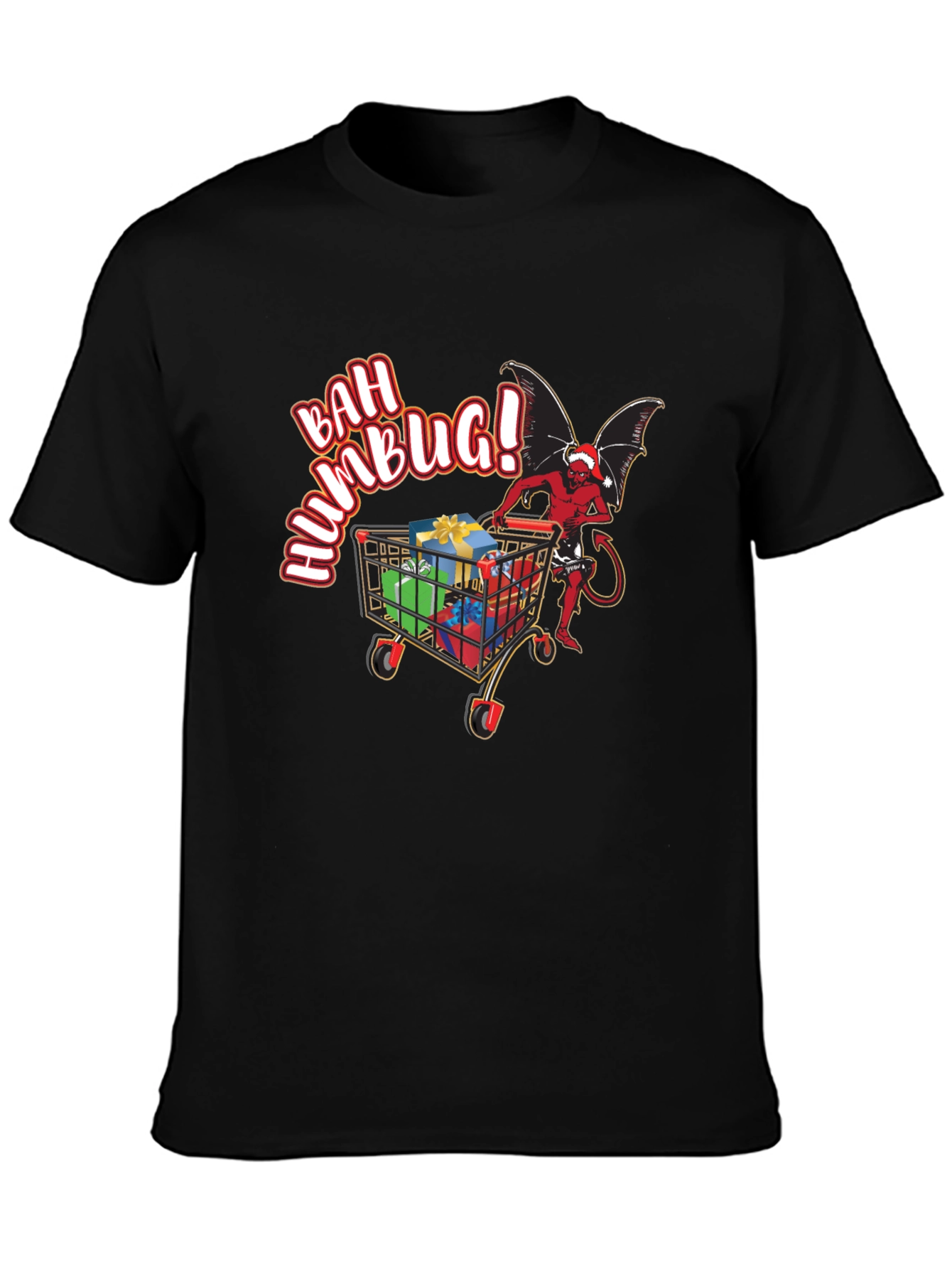 Bah Humbug Devil Christmas T-Shirt