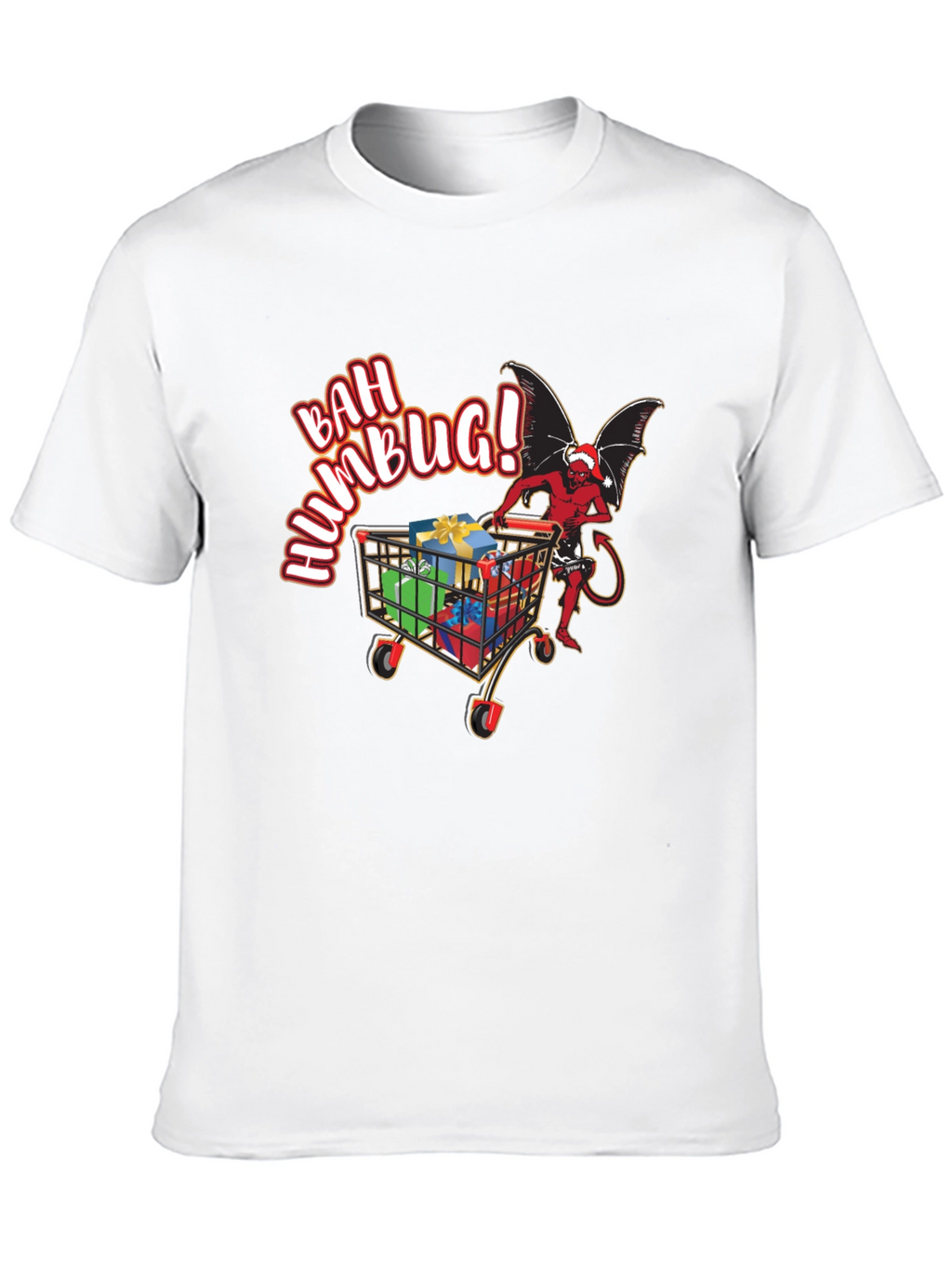 Bah Humbug Devil Christmas T-Shirt
