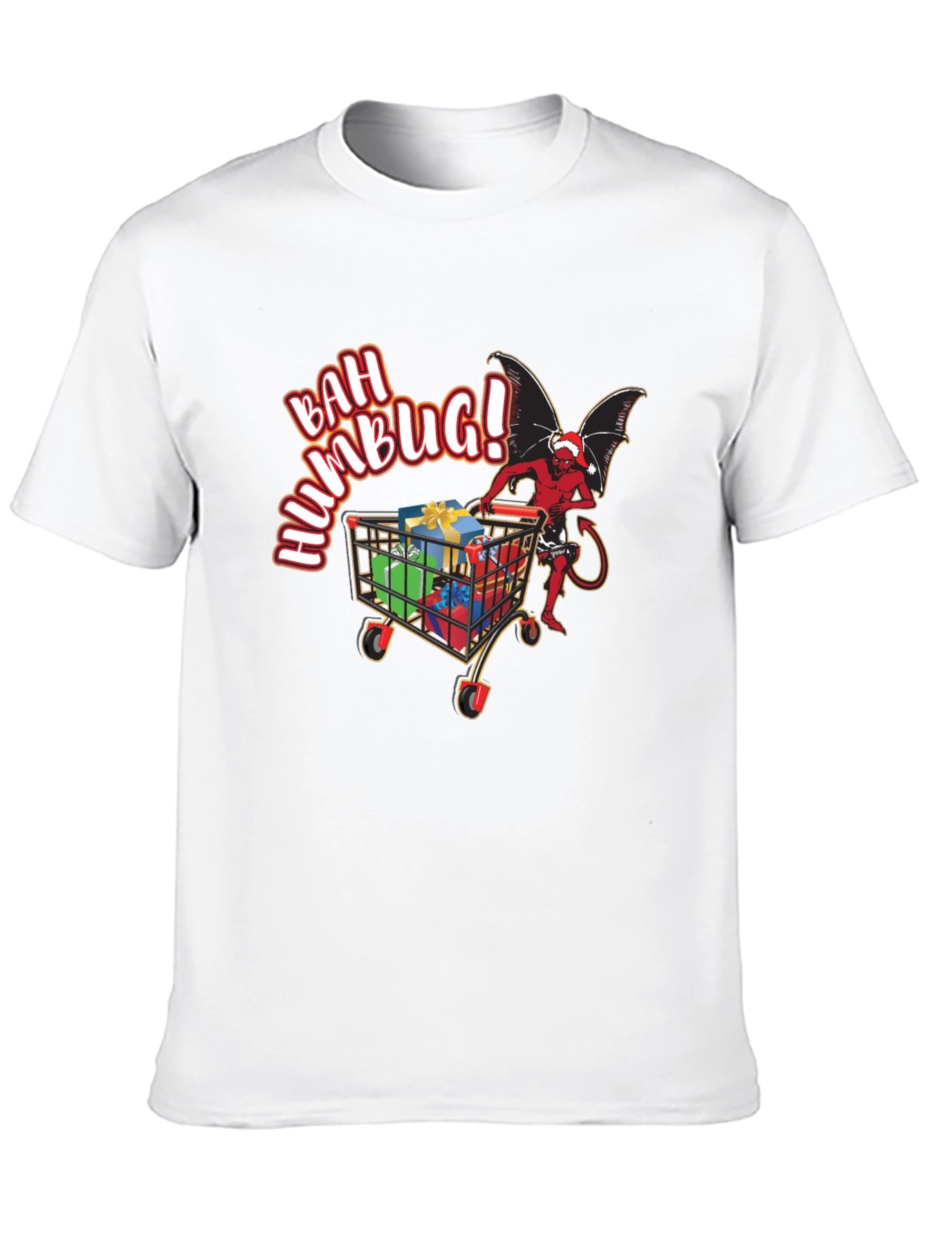 Bah Humbug Devil Christmas T-Shirt