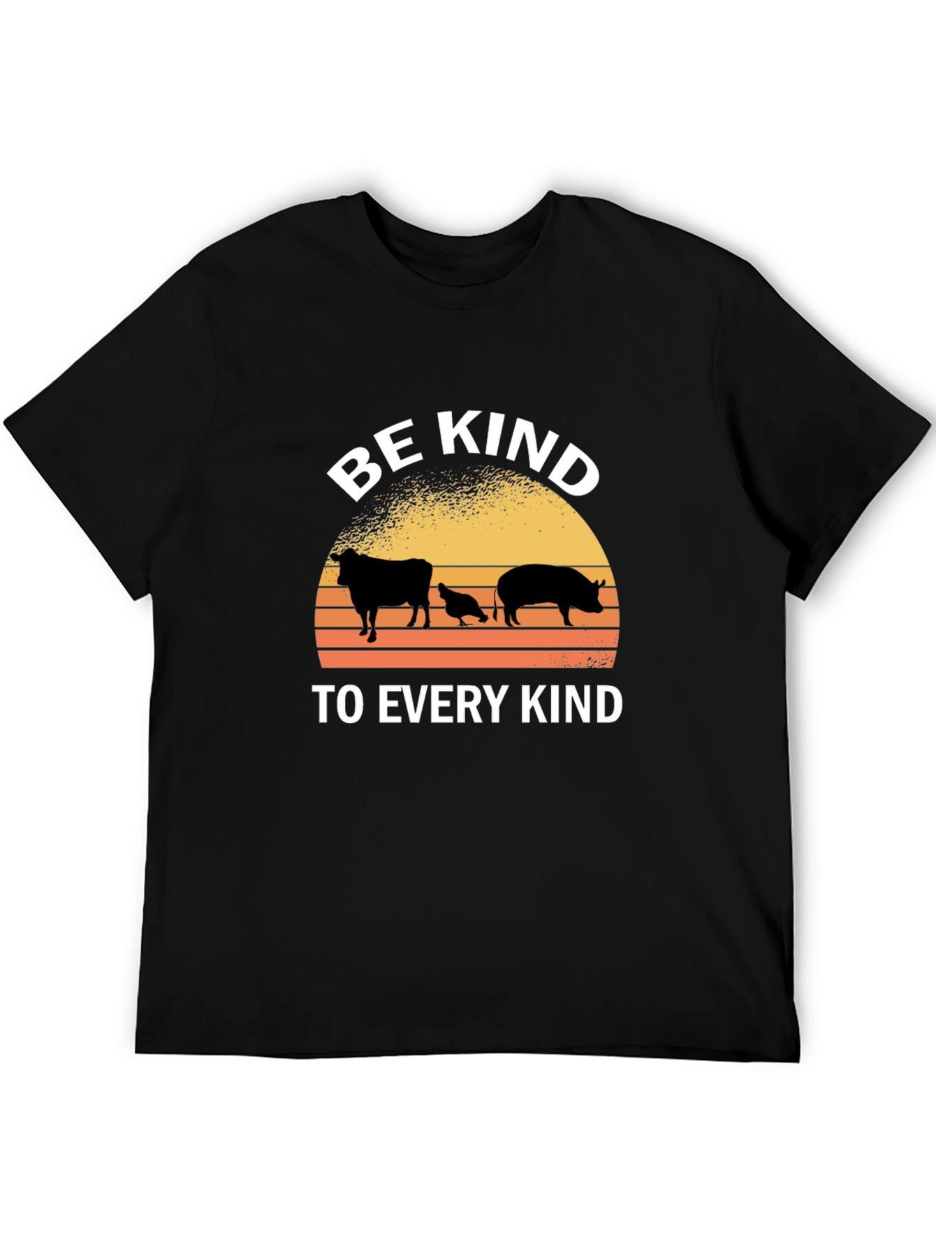 Be Kind Animal Silhouette T-Shirt