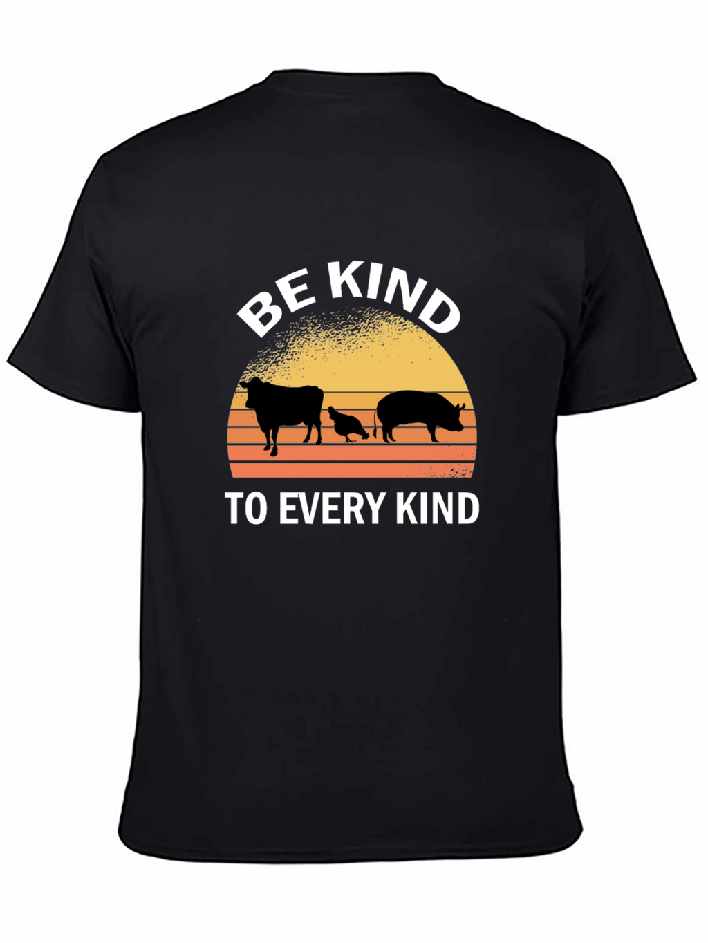 Be Kind Animal Silhouette T-Shirt