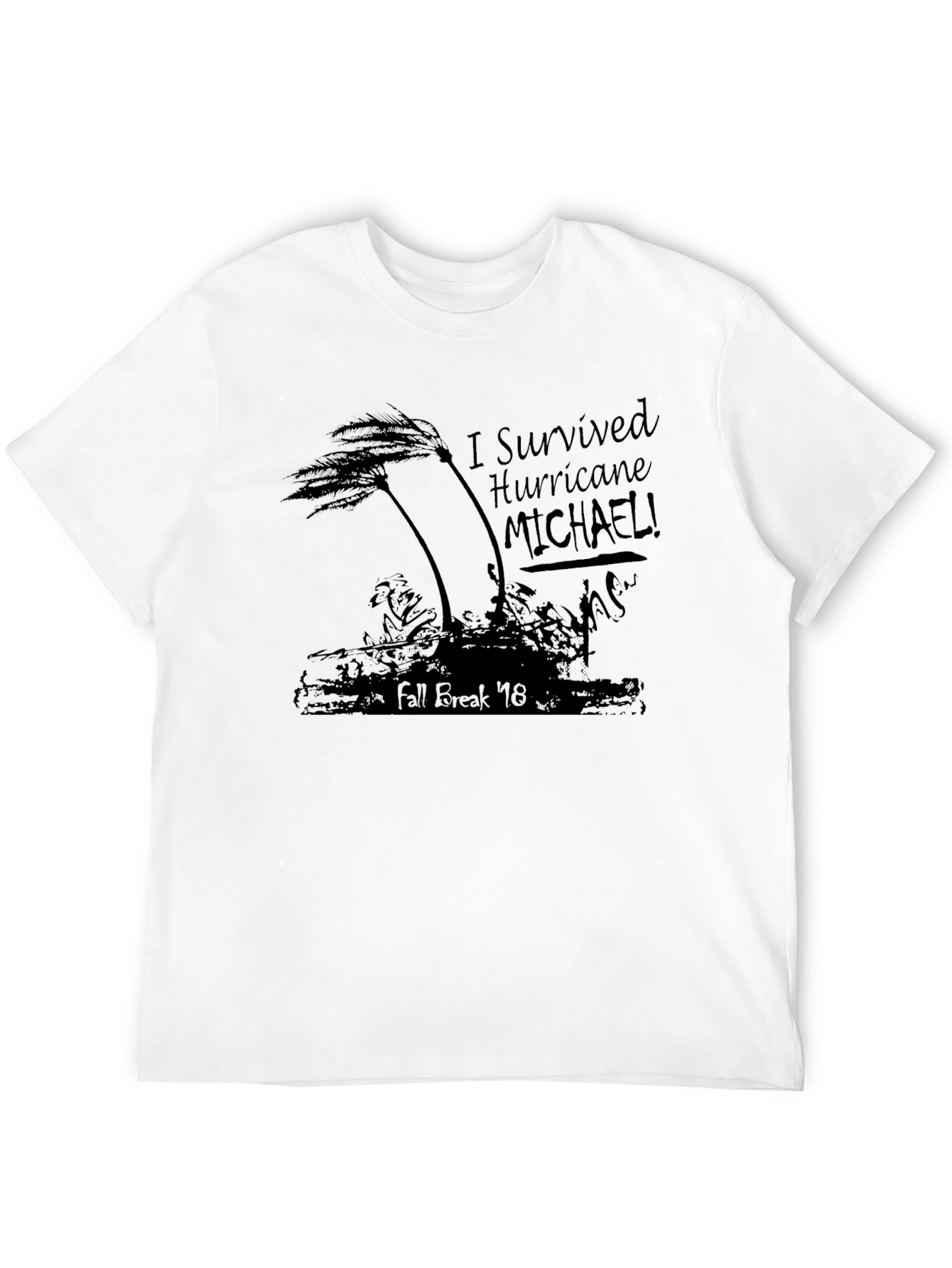 Hurricane Michael Survivor T-Shirt Fall Break 18
