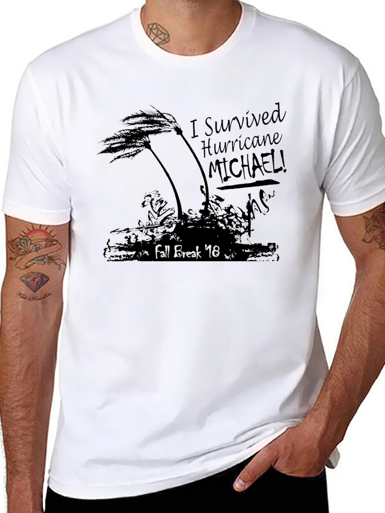 Hurricane Michael Survivor T-Shirt Fall Break 18