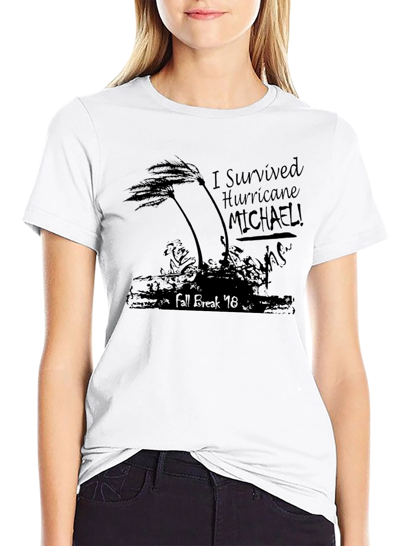 Hurricane Michael Survivor T-Shirt Fall Break 18